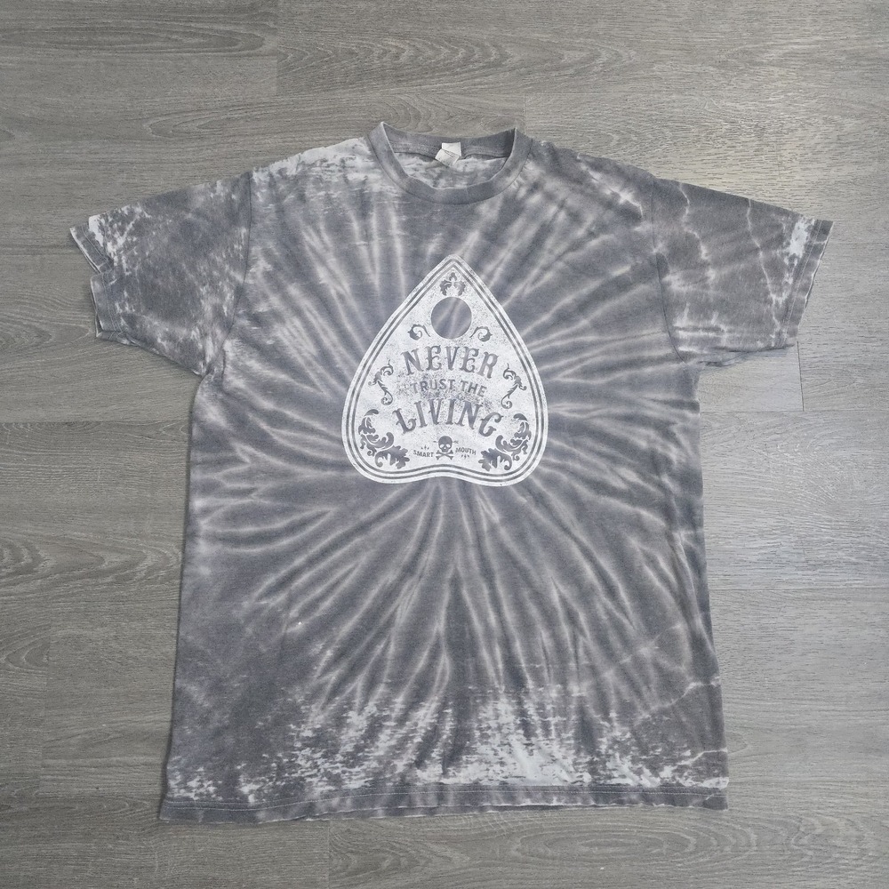 VTG Y2K Ouija Board Planchette Never Trust The Living Colortone Tye Dye Large‎